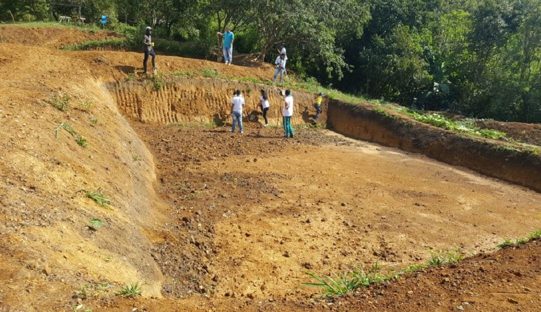 Proyecto Productivo de piscicultura en Anorí, Antioquia de excombatientes de las FARC.