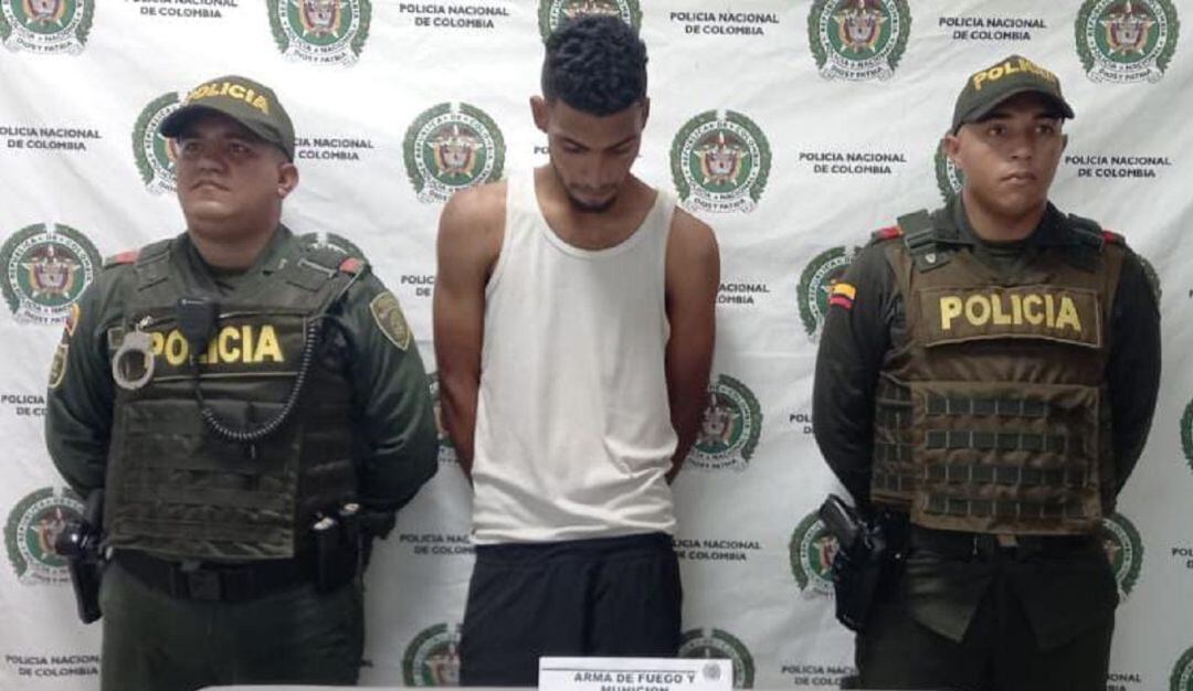 La detención se desarrolló en el barrio Las Cabras de esa población