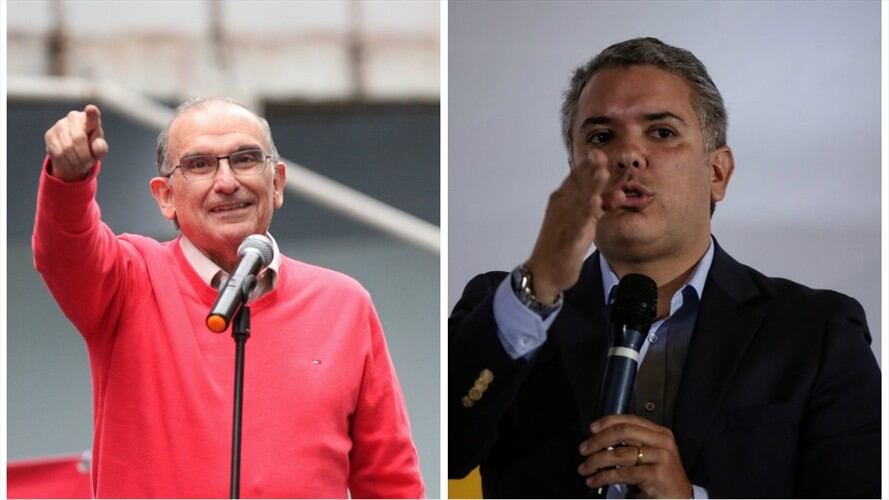 Humberto de La Calle e Iván Duque. Foto: Colprensa
