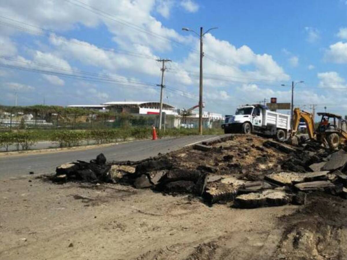 Concesión Vial cierra peaje La Heroica en zona industrial de Cartagena por trabajos de EEB