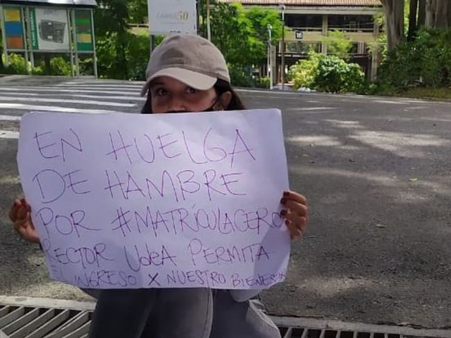 Estudiantes hacen huelga de hambre exigiendo matrícula cero en IES públicas