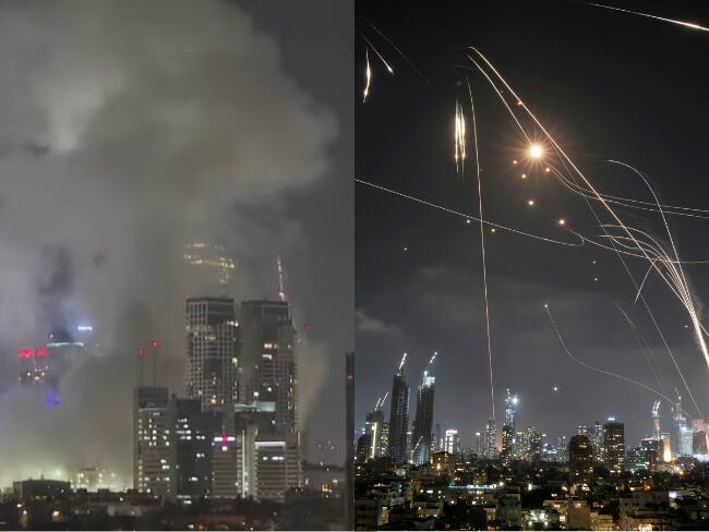 Las fuerzas militares iraníes lanzaron al menos 100 misiles balísticos que han comenzado a impactar distintas zonas de Israel como Tel Aviv. (Foto: Cortesía)