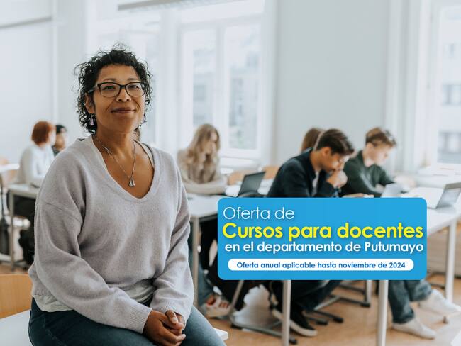 Profesora universitaria / Oferta de Cursos para Docentes (Getty Images / Secretaría de Educación de Putumayo)