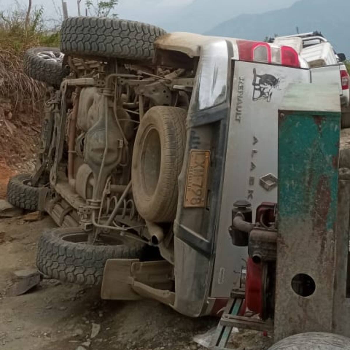 Una niña de cuatro años falleció en un accidente de tránsito en zona rural de Ituango