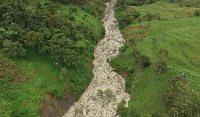 vereda La Camacha en inminente riesgo de avalancha