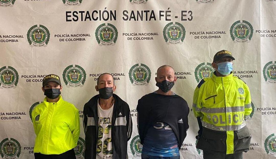 capturados por crímen en el barrio San Bernardo