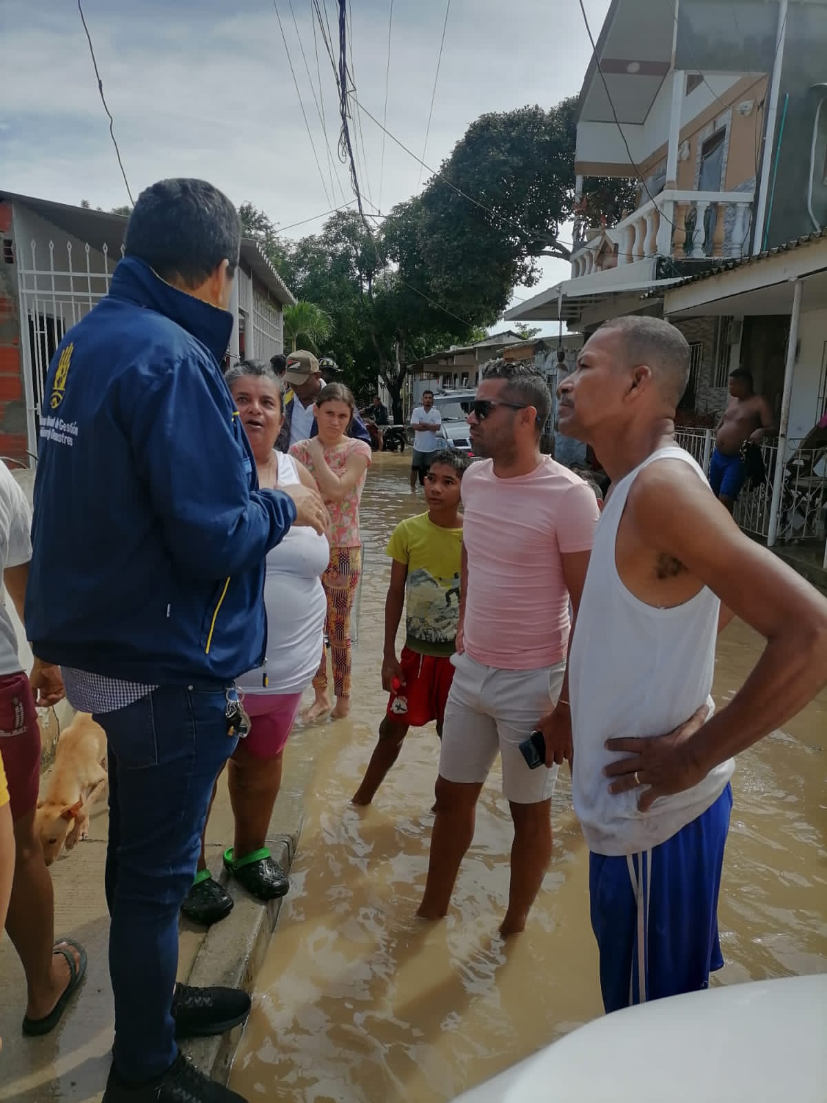 Visita a zonas afectadas por nuevas emergencias en Barranquilla./Alcaldía de Barranquilla
