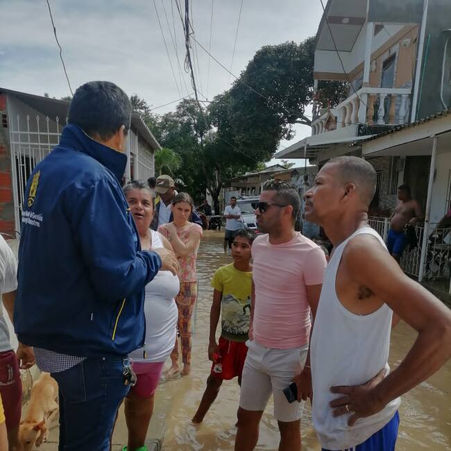 Visita a zonas afectadas por nuevas emergencias en Barranquilla./Alcaldía de Barranquilla