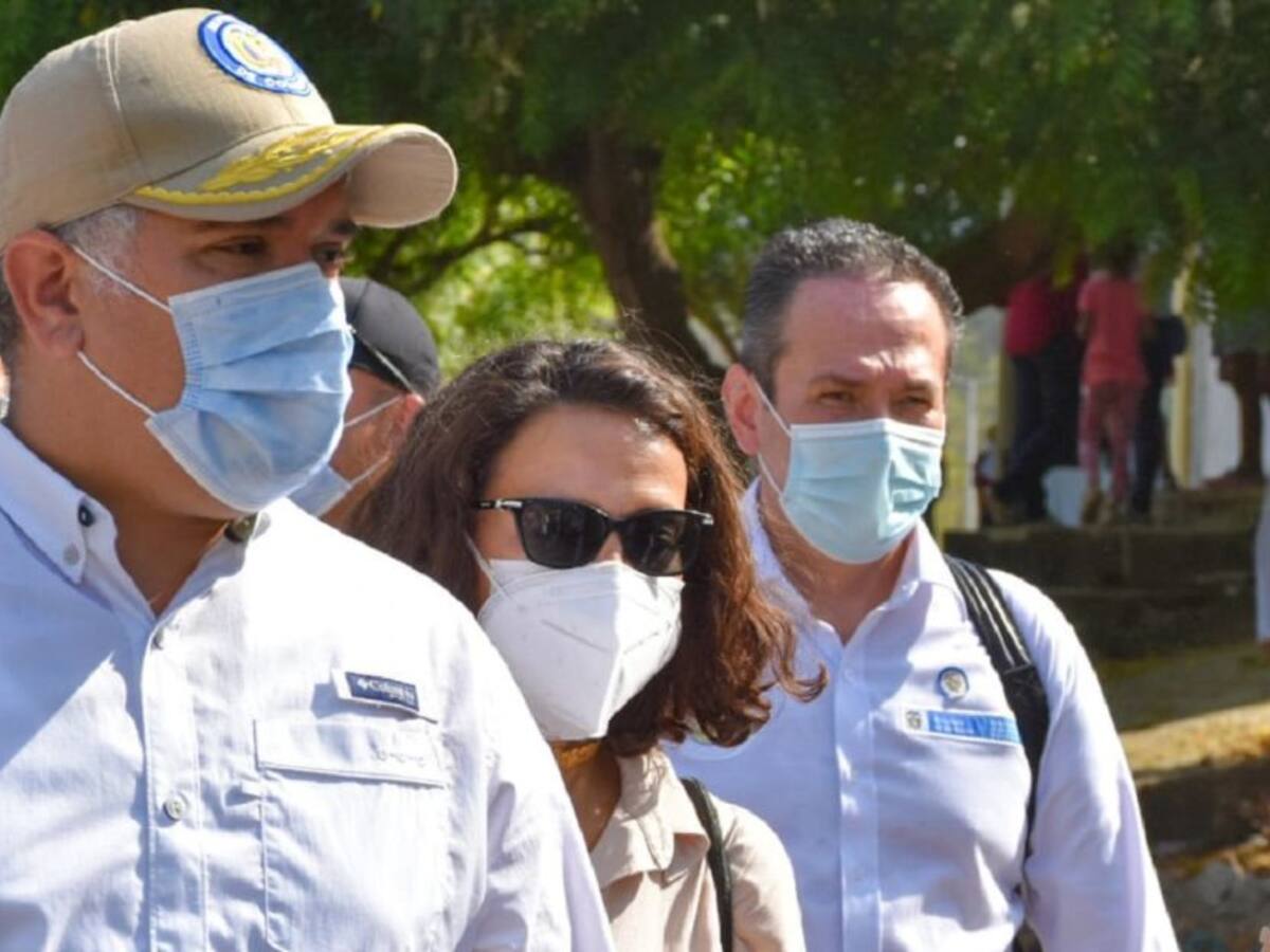 Duque visita El Salado y se compromete con seguridad e inversión social