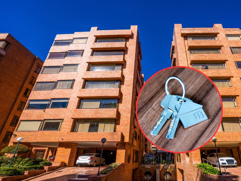 Apartamentos de ladrillo / Llaves con un llavero en forma de casa (Getty Images)