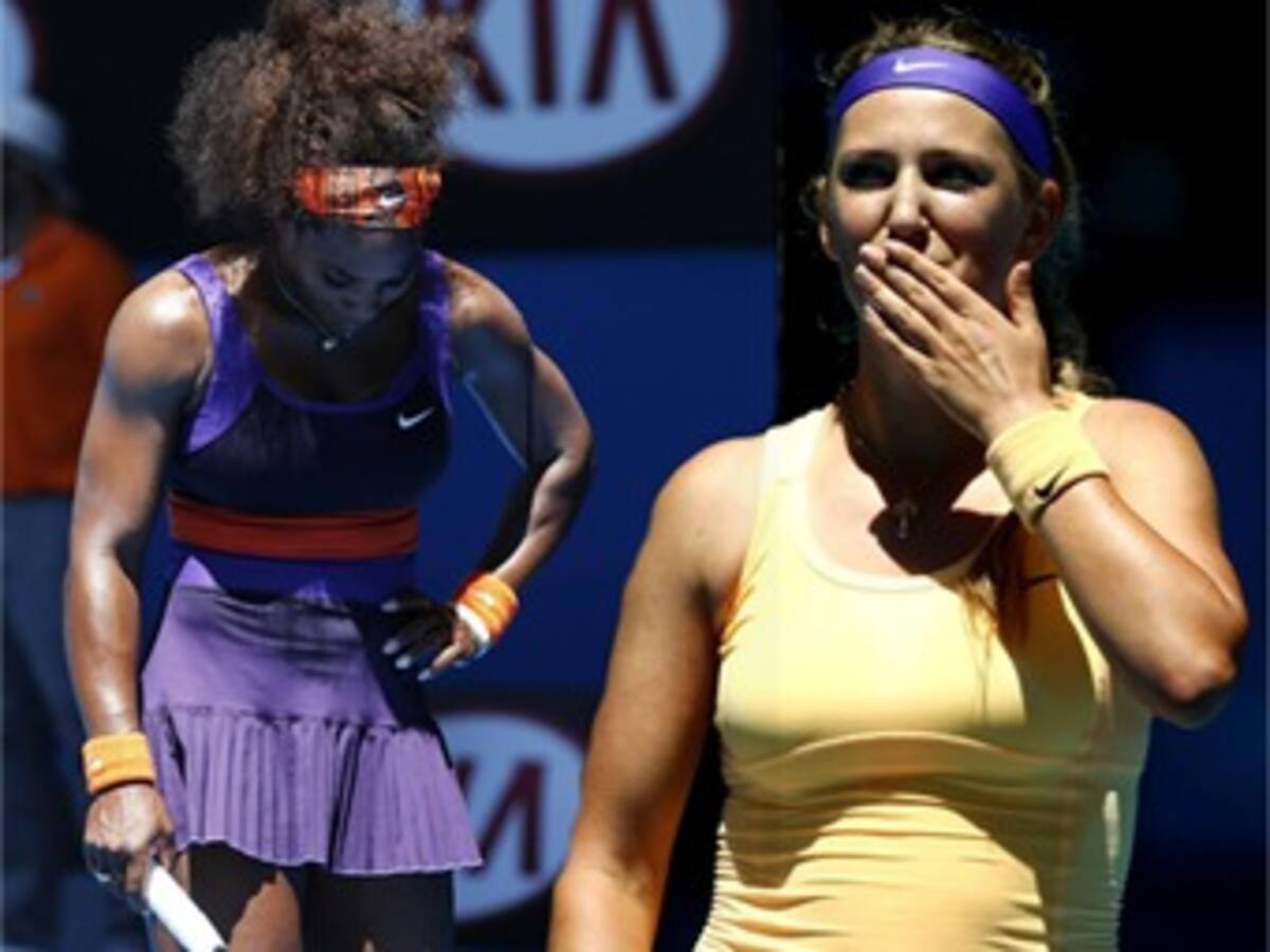 Azarenka, en semifinales; Williams, afuera del Abierto de Australia