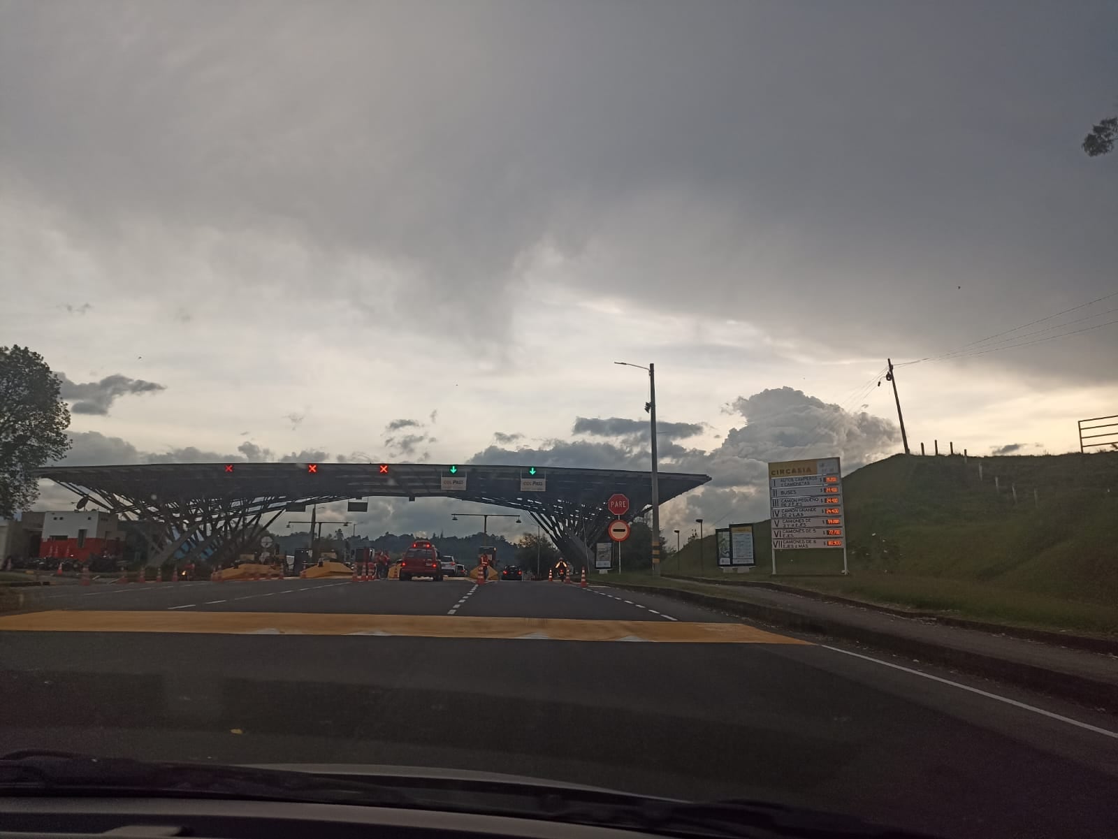 Peaje de Circasia en autopistas del café. Foto: Adrián Trejos