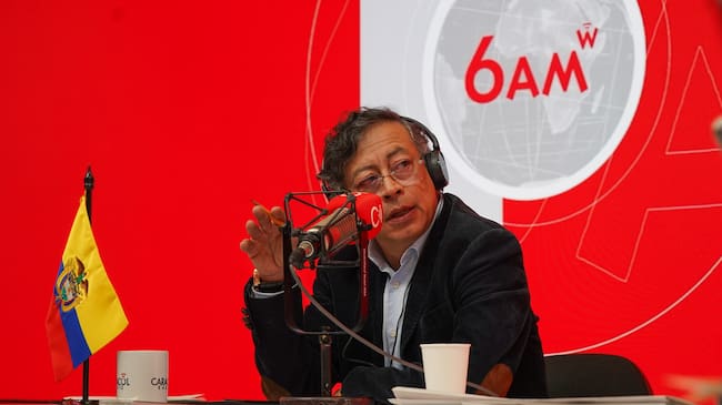 Gustavo Petro. Foto: Caracol Radio