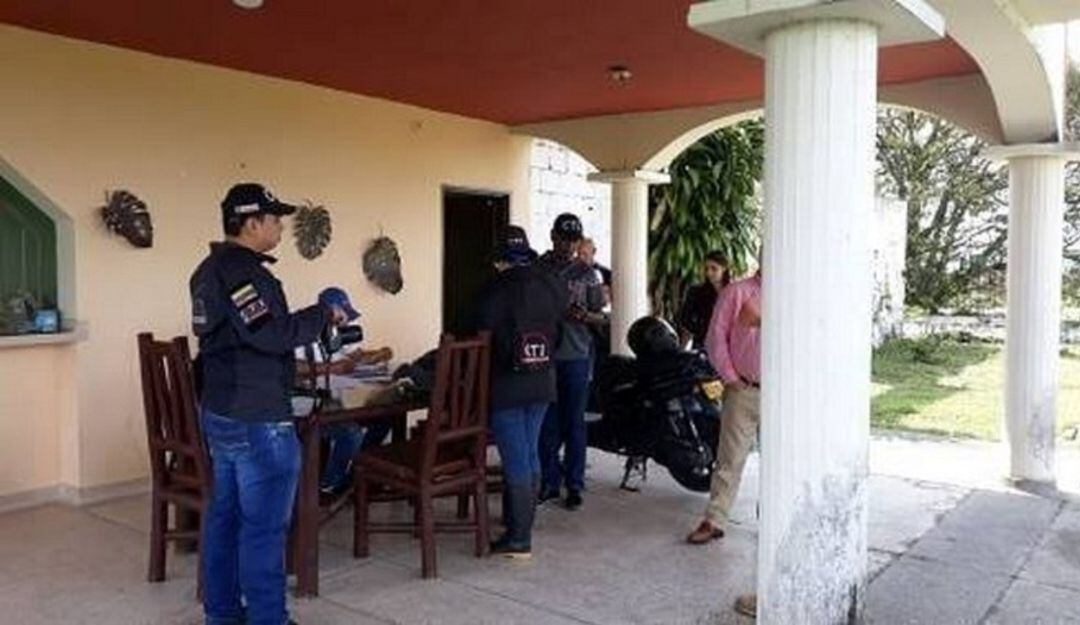 La finca La Maravilla ubicada en la vereda Hojas Anchas de Armenia fue ocupada por el CTI