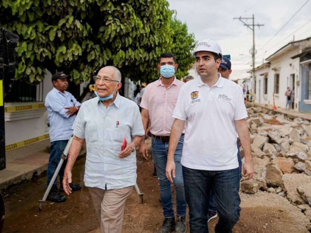 Inició recuperación de malla vial en Mompox, Bolívar