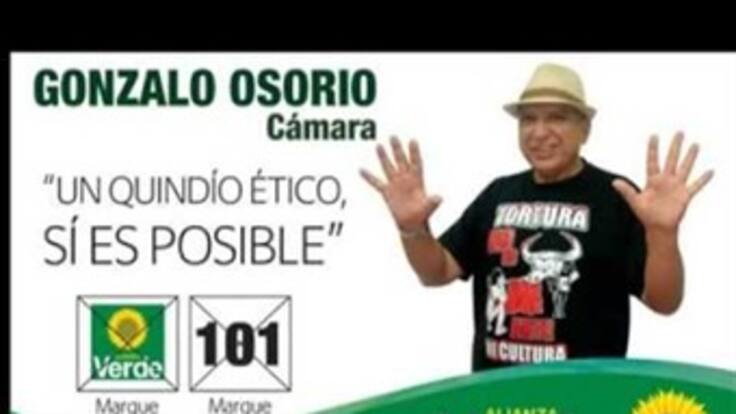 Gonzalo Osorio, tiene el número 101 a la Cámara en el Quindío