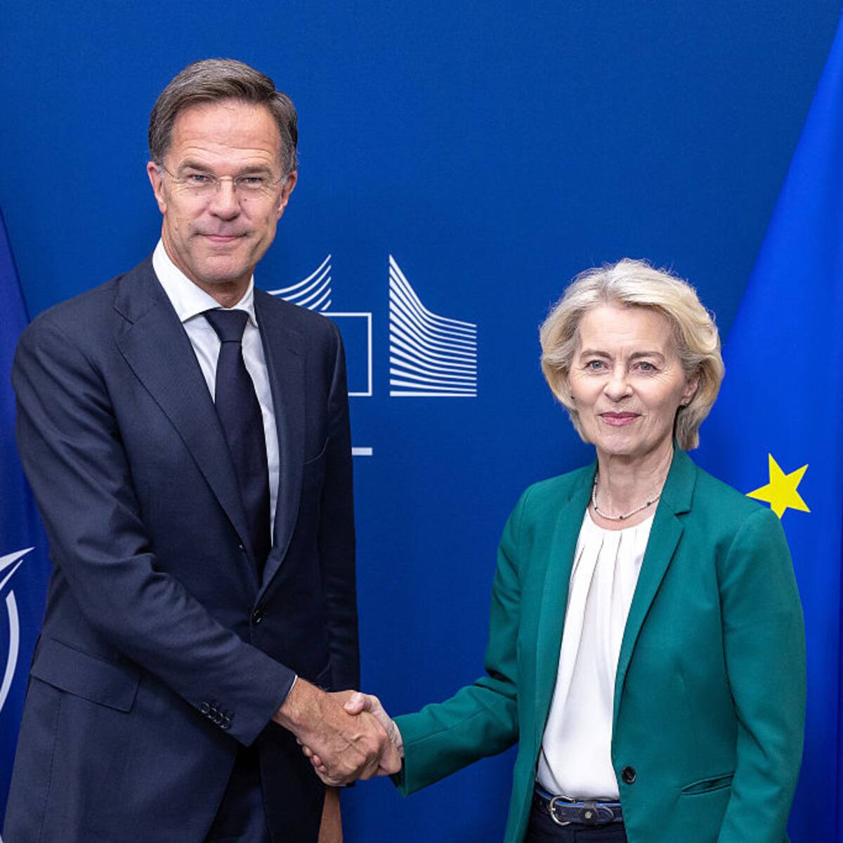 Von der Leyen y Rutte amenazan con “más presión” a Moscú tras el ataque de Leipzig