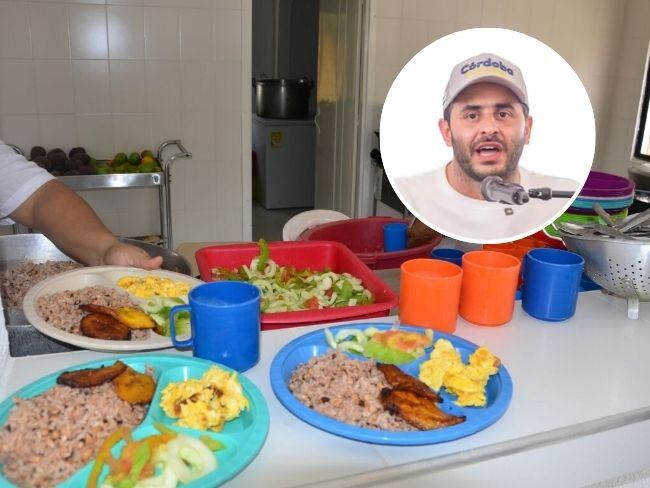 El gobernador de Córdoba, Erasmo Zuleta Bechara, expuso la crítica situación del PAE.