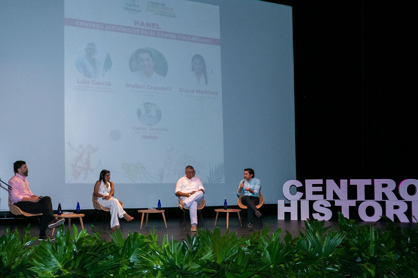 Panel 'Estrategias para el Desarrollo de Centros Históricos en El Caribe' . Corporación Centro Histórico de Santa Marta