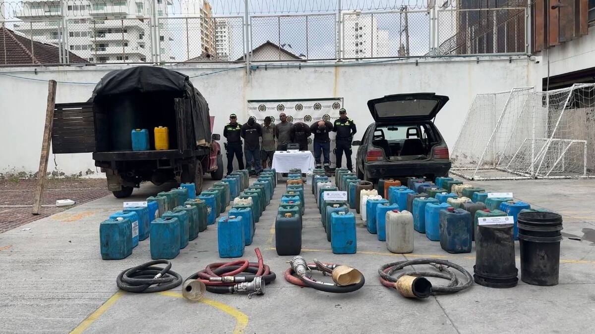 Policía desarticuló banda delincuencial “Los Pimpineros”, por hurto de combustible en Mamonal