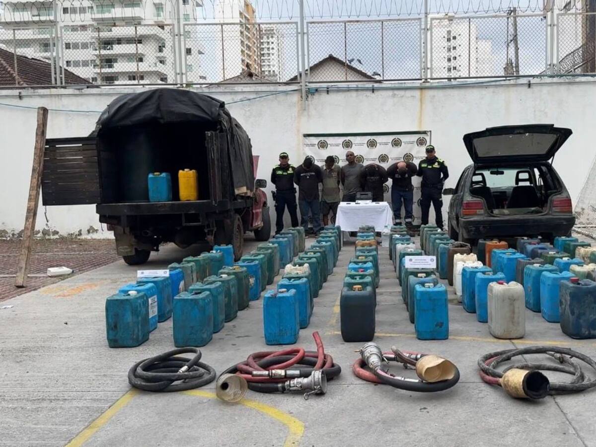 Policía desarticuló banda delincuencial “Los Pimpineros”, por hurto de combustible en Mamonal