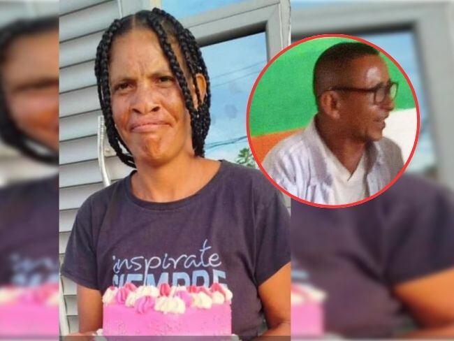 Ana Milena Cogollo y su presunto victimario, Adolfo Antonio Argumedo Flórez.