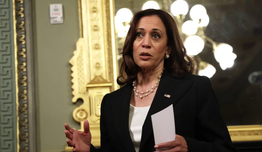 Kamala Harris viaja a Indiana para abogar por la legalización del aborto   Foto: Getty
