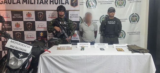 Generar temor entre sus víctimas y exigir dinero mediante extorsiones. Foto Novena Brigada.