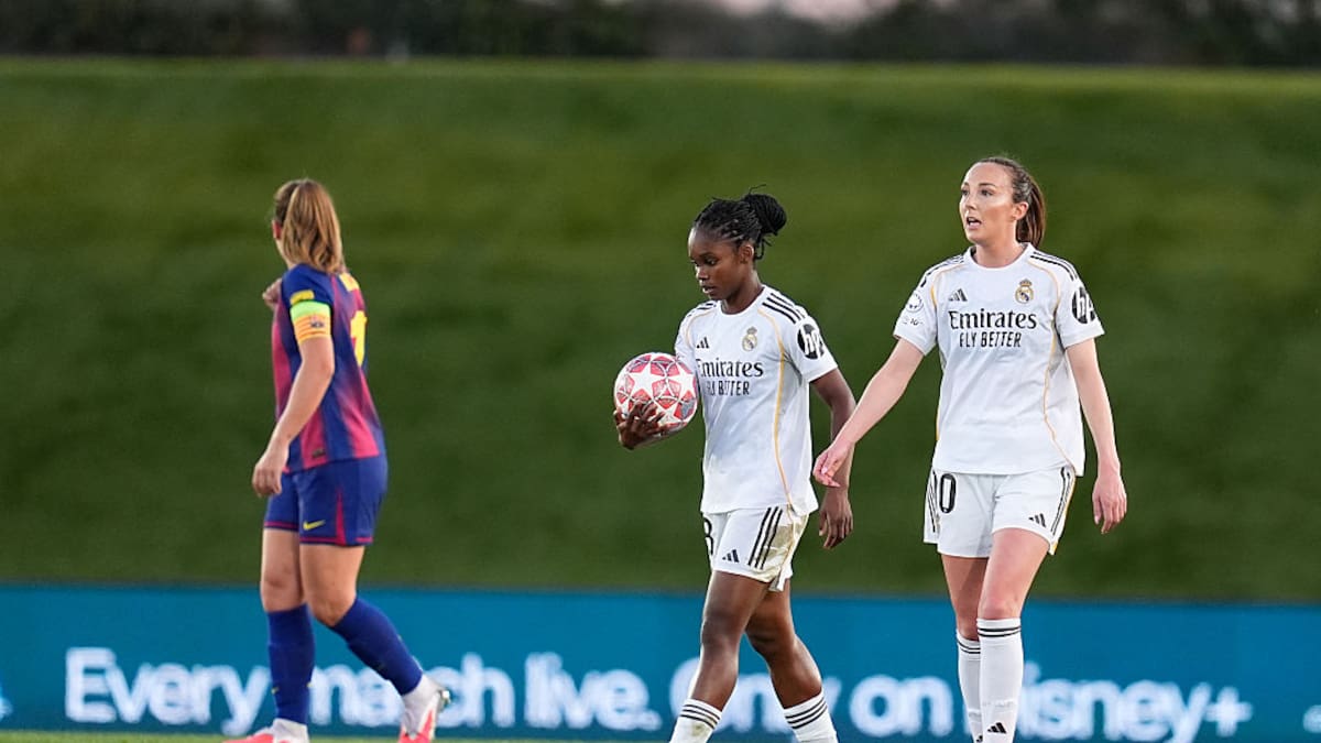 Linda Caicedo marcó dos golazos en el Real Madrid vs Barcelona por los cuartos de Champions femenina