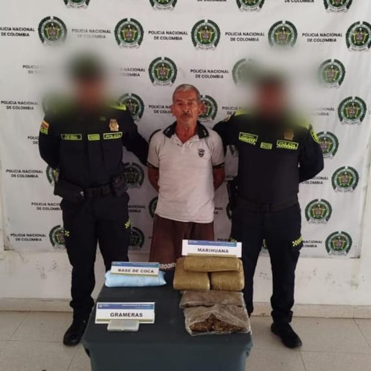 Cayó adulto mayor que movía droga por millones en Magangué