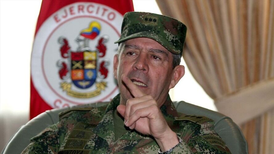 Mario Montoya Uribe, general retirado del Ejército Nacional. Foto: Colprensa / ARCHIVO