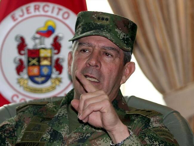 Mario Montoya Uribe, general retirado del Ejército Nacional. Foto: Colprensa / ARCHIVO