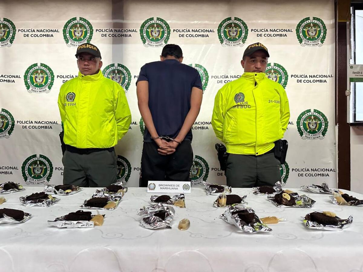 Dejan en libertad a hombre que vendía ‘happy brownies’ a estudiantes de Floridablanca