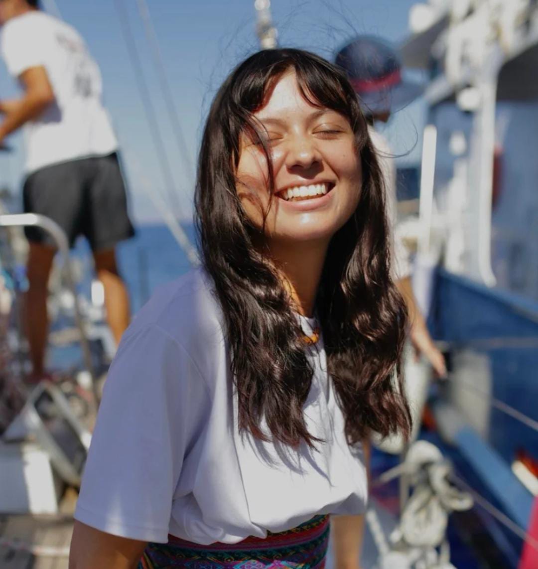 Luna Valentiva Barreto es la sogamoseña que fue detenida por Israel cuando se dirigía a Gaza en la flotilla que llevaba ayuda / Foto: Suministrada.