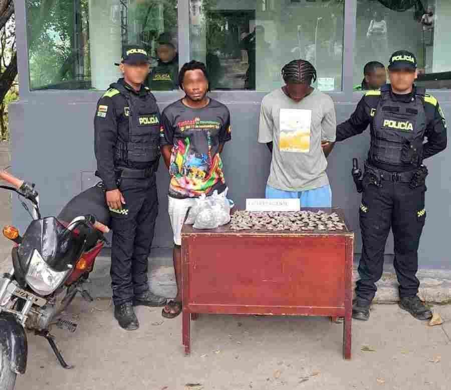 Caen ‘El Omar’ y ‘El José’, encargados de la distribución de estupefacientes en Nelson Mandela