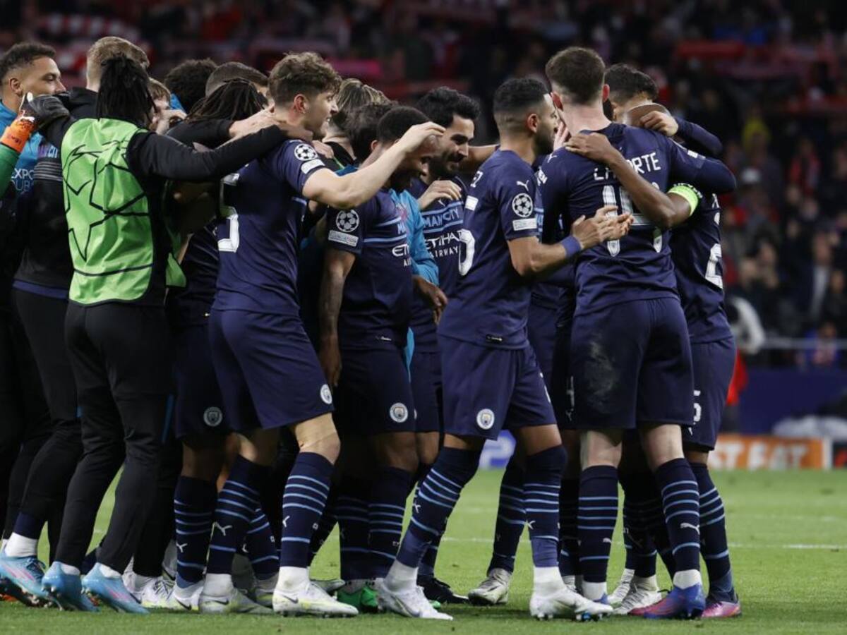 Manchester City eliminó al Atlético Madrid en un partido caliente