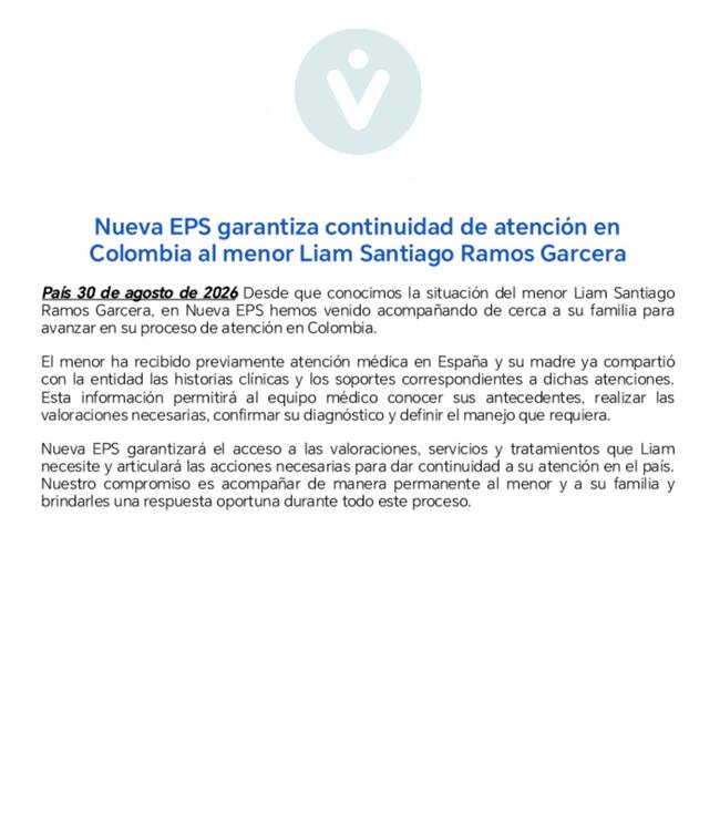 Nueva EPS también se comprometió con el cucuteño de ocho años que presenta distrofia muscular.
