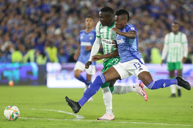 Millonarios y Nacional no se sacaron ventaja en El Campín y empataron 0-0. Foto: Colprensa.