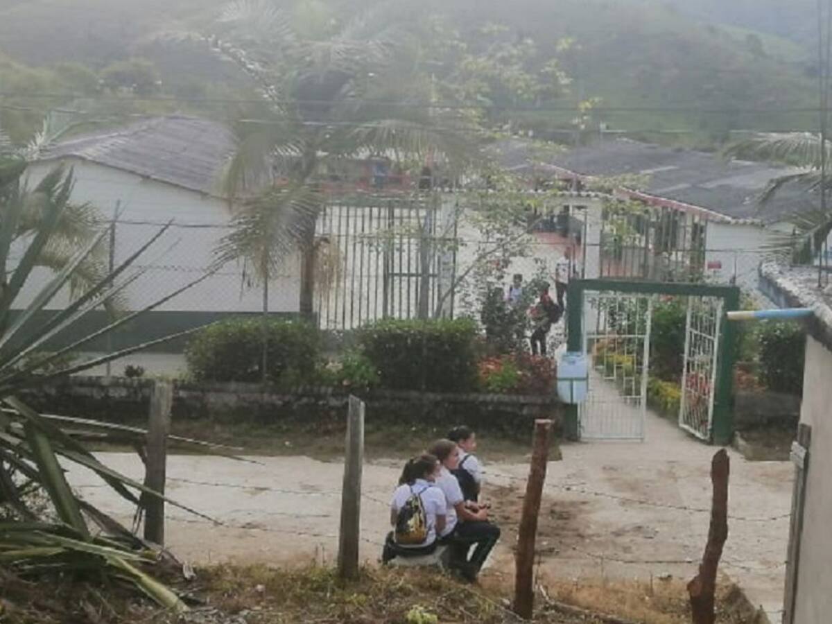 Jóvenes de Santa Rita en Ituango, se declararon en paro estudiantil