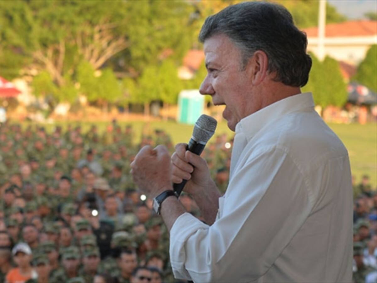 Farc se dieron cuenta de que Fuerzas Armadas son invencibles: Santos