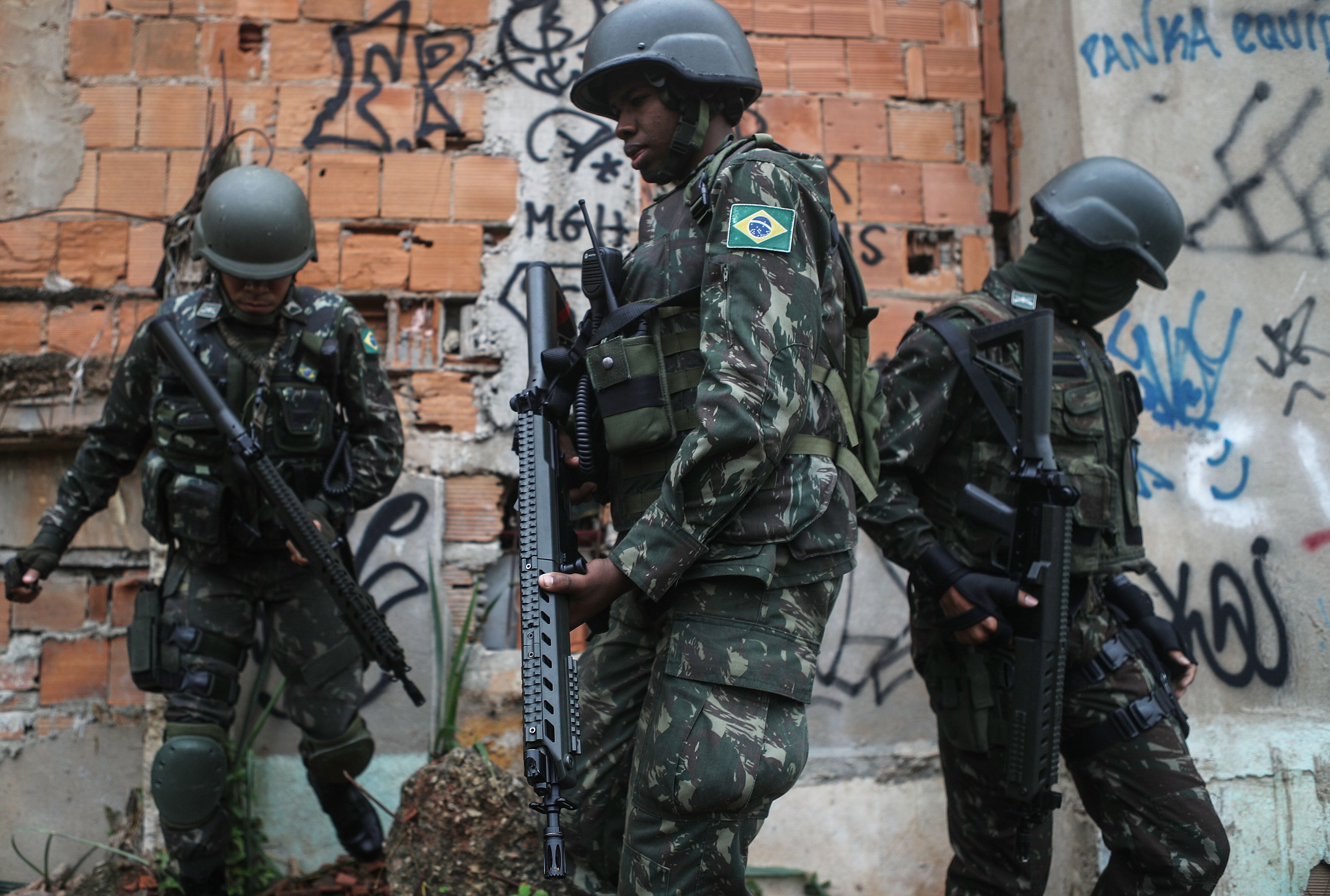Operativo militar en Rio de Janeiro, Brasil. 
( Foto: Mario Tama/Getty Images)