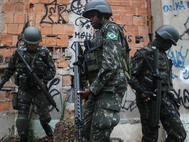 Operativo militar en Rio de Janeiro, Brasil.
( Foto: Mario Tama/Getty Images)