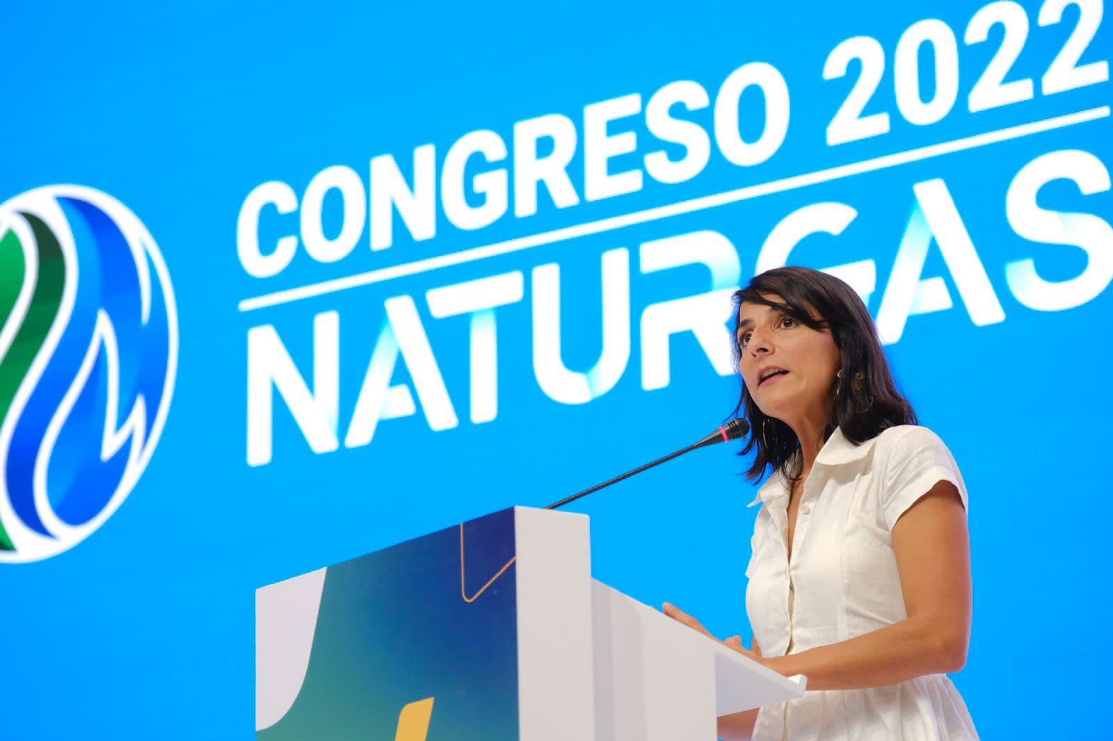 Ministra de Minas y Energía, Irene Vélez en Congreso de Naturgás 2022
