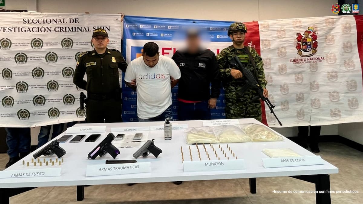 A la cárcel alias “Barbero”, presunto delincuente con nexos con el ELN y los AK 47