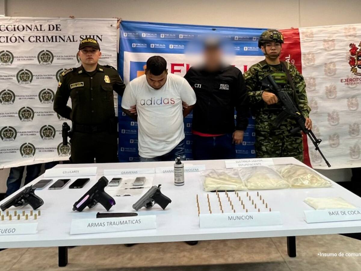 A la cárcel alias “Barbero”, presunto delincuente con nexos con el ELN y los AK 47