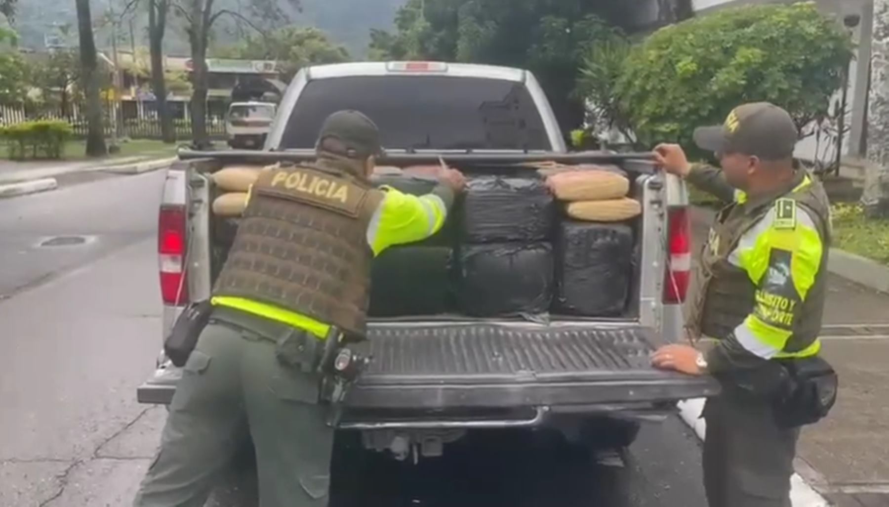 Incautación de marihuana en la vía Ibagué - El Espinal