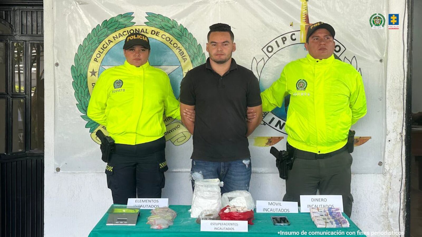 Judicializado hombre señalado de microtráfico en Ocaña. / Foto: Fiscalía.