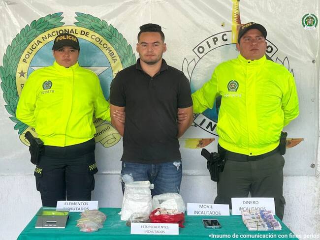 Judicializado hombre señalado de microtráfico en Ocaña. / Foto: Fiscalía.