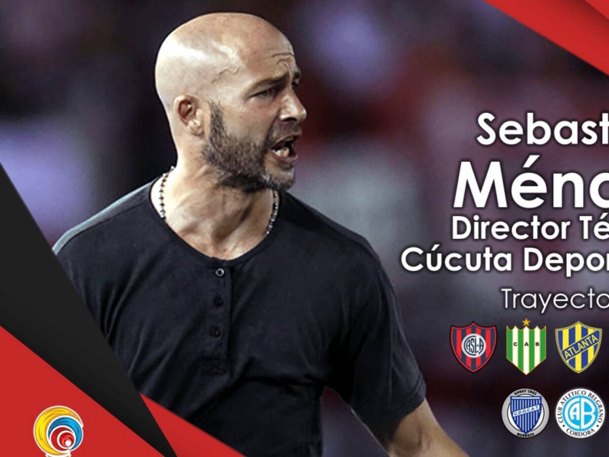 El argentino Sebastián Méndez es el nuevo técnico del Cúcuta Deportivo