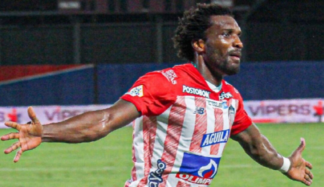 Didier Moreno anotó el segundo gol del partido para el Junior.